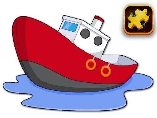 Cartoon Ship Puzzle Online Game