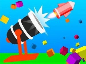 Pixel Demolisher Cannon - Demolition Puzzle Game
