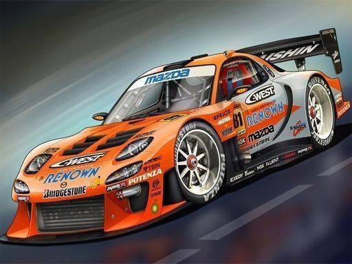 Race Car Slide Puzzle Game Online