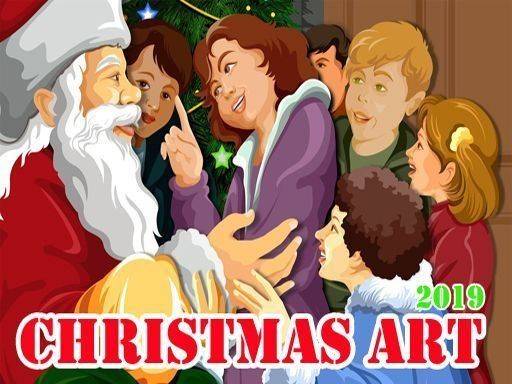 Christmas Art 2019 Puzzle Online Game