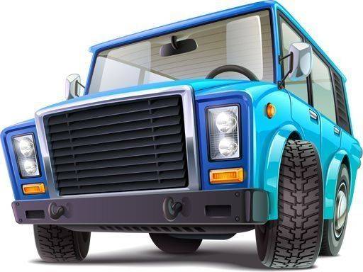 Cartoon Trucks Puzzle Online Game