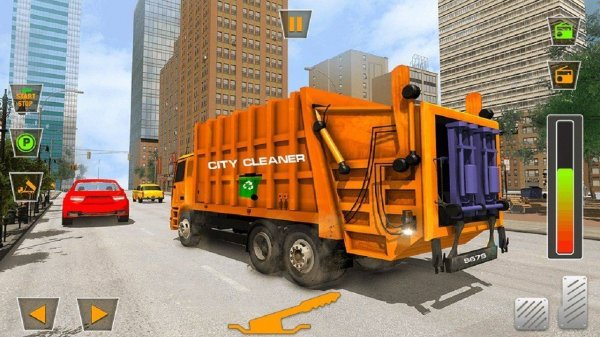 US City Garbage Cleaner: Trash Truck 2020 Online Game