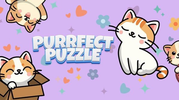 Purrfect Puzzle: Cat Tile Merge Game