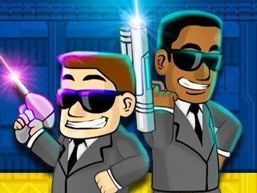 Alien Hunter Bros: Teamwork Puzzle Game