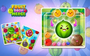 Fruit Drop Merge Puzzle Game