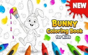 Bunny Coloring Book: Free Kids Coloring Game