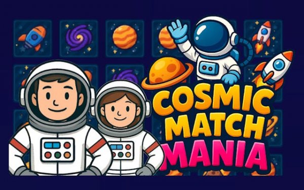 Cosmic Match Mania - Free Online Memory Puzzle Game