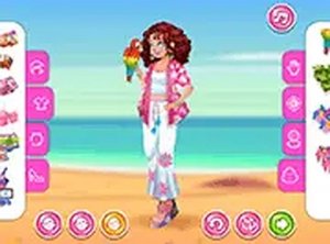 Girly Hawaiian Outfit Dress Up Game