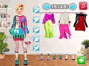 Celebrity School From Home Dress Up Online Game