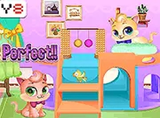 Kitty House Builder Online Game