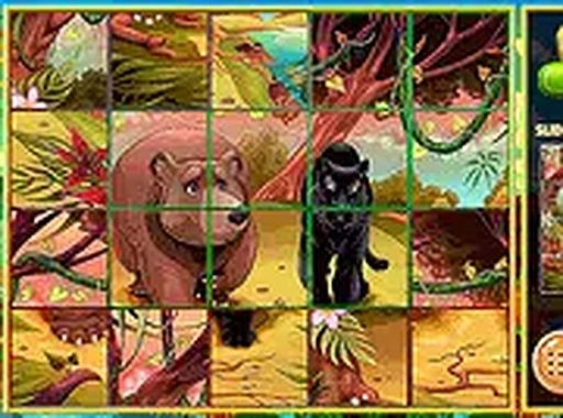 Jungle Pic Puzzler Online Puzzle Game