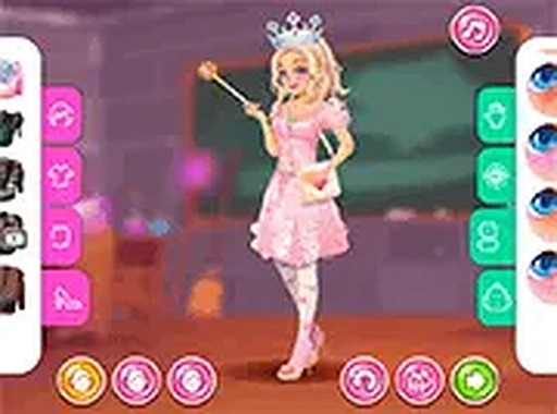 Girly Pretty Wicked Dress-Up Game