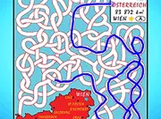 Country Labyrinth Puzzle Game