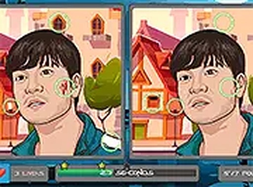 Squid Game Differences Online Puzzle Game