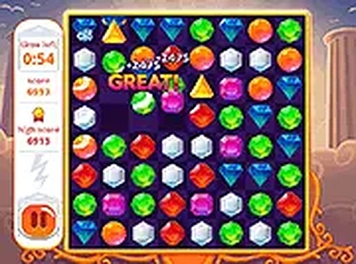 Mythical Jewels Match 3 Puzzle Game