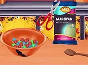 Make Halloween Dessert Plate Online Game