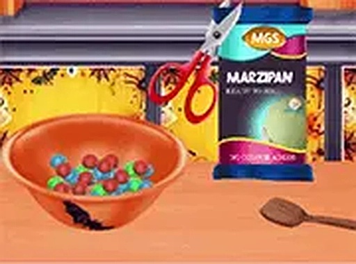 Make Halloween Dessert Plate Online Game