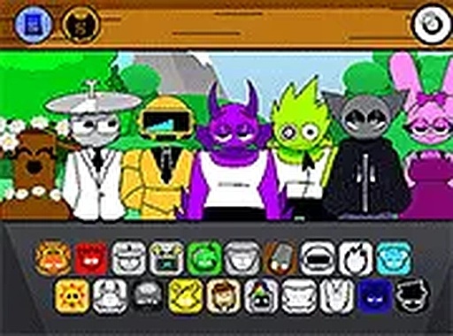 Sprunki Retake New Human Version Online Game