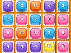 Merge 2048 Cake Puzzle Game